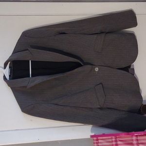 Express Super soft Twill Peak Lapel One Button Blazer